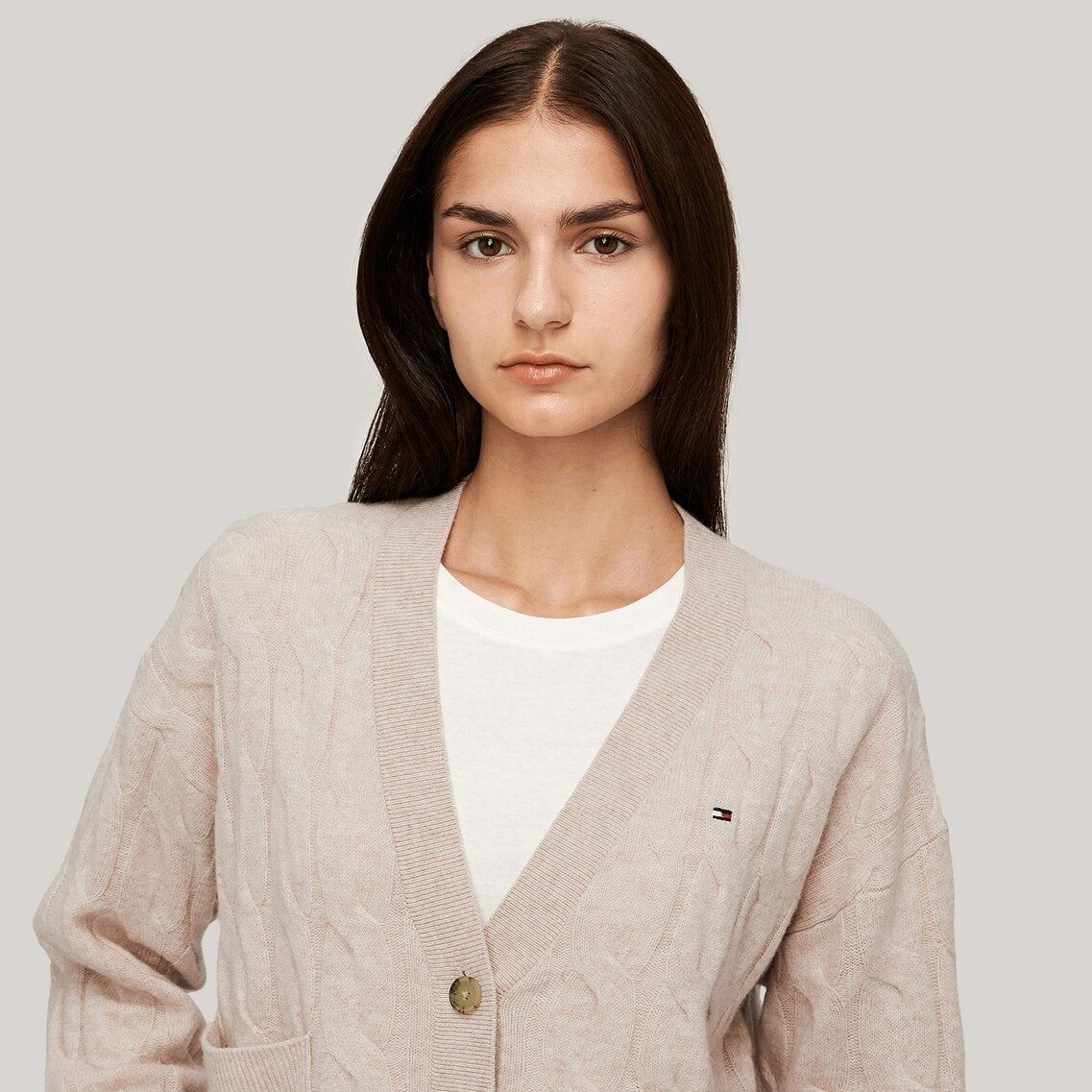 ソフトウールケーブルカーディガン | トミー ヒルフィガー | トミー