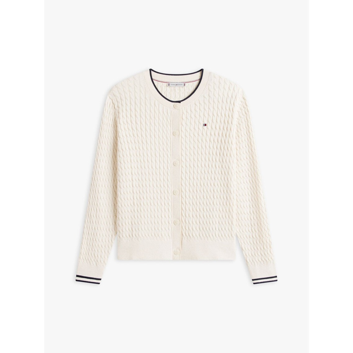 ケーブルクルーネックカーディガン | トミー ヒルフィガー | トミー