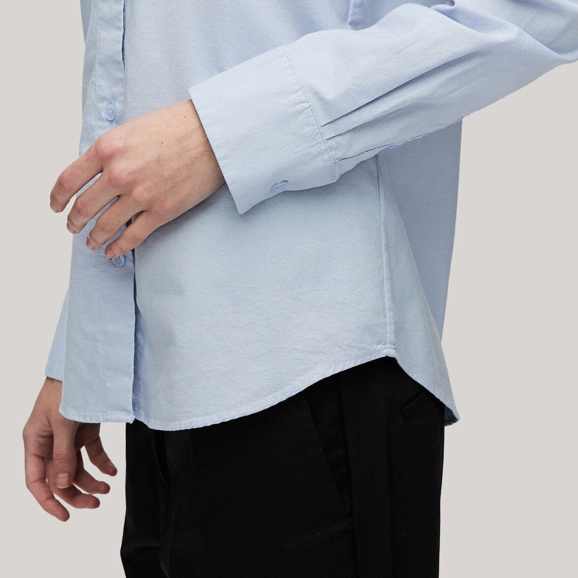 身長174cm / 34inchサイズ着用