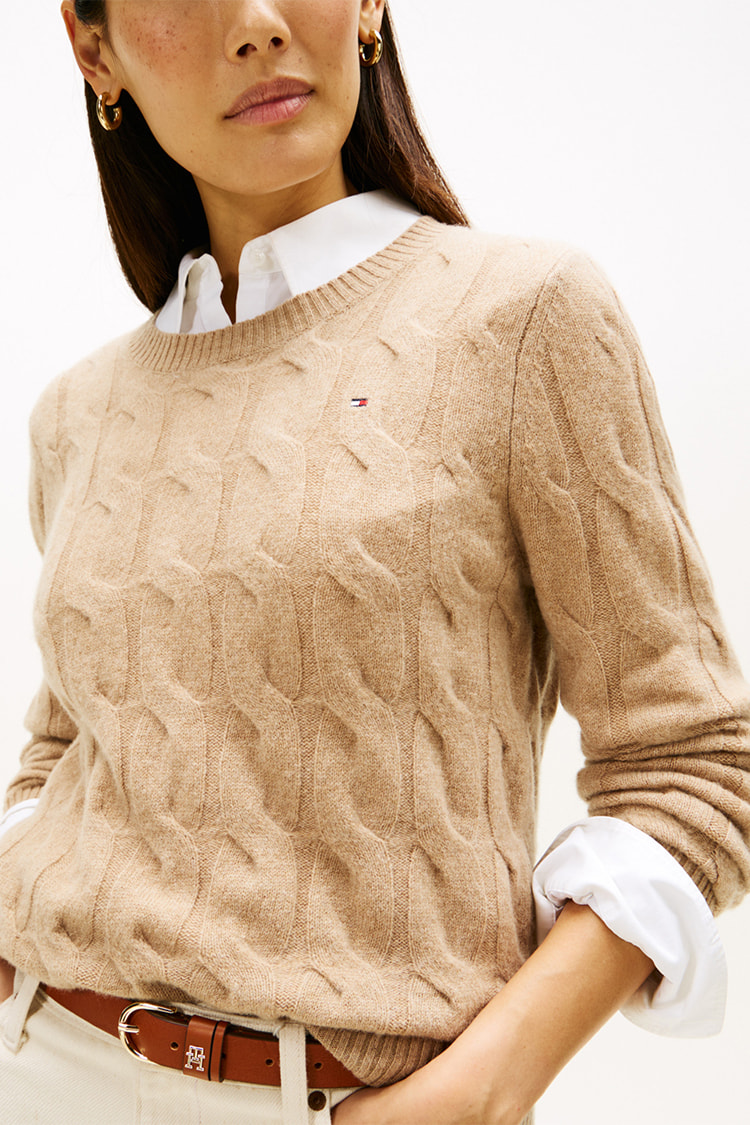 ケーブル編みセーター | トミー ヒルフィガー 公式オンラインストア