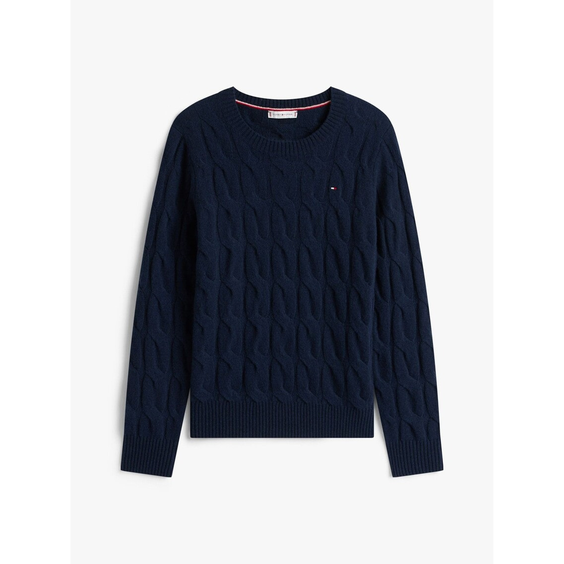 トミーヒルフィガー ゴルフ ニットセーター【ネイビー/XL】新品！ トミー ヒルフィガーゴルフ】 スリーブロゴモックネックセーター