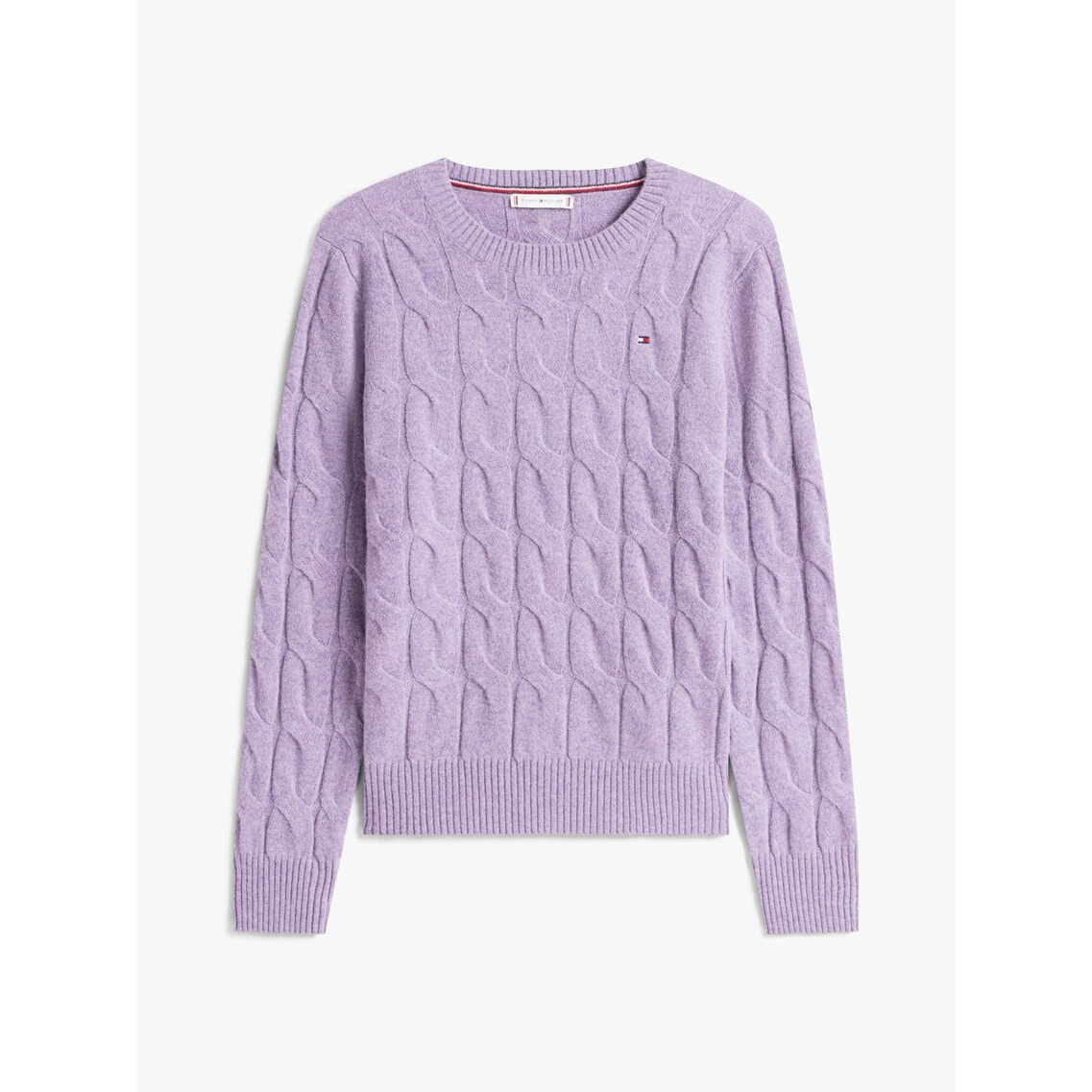 ソフトウールケーブルクルーネックセーター | トミー