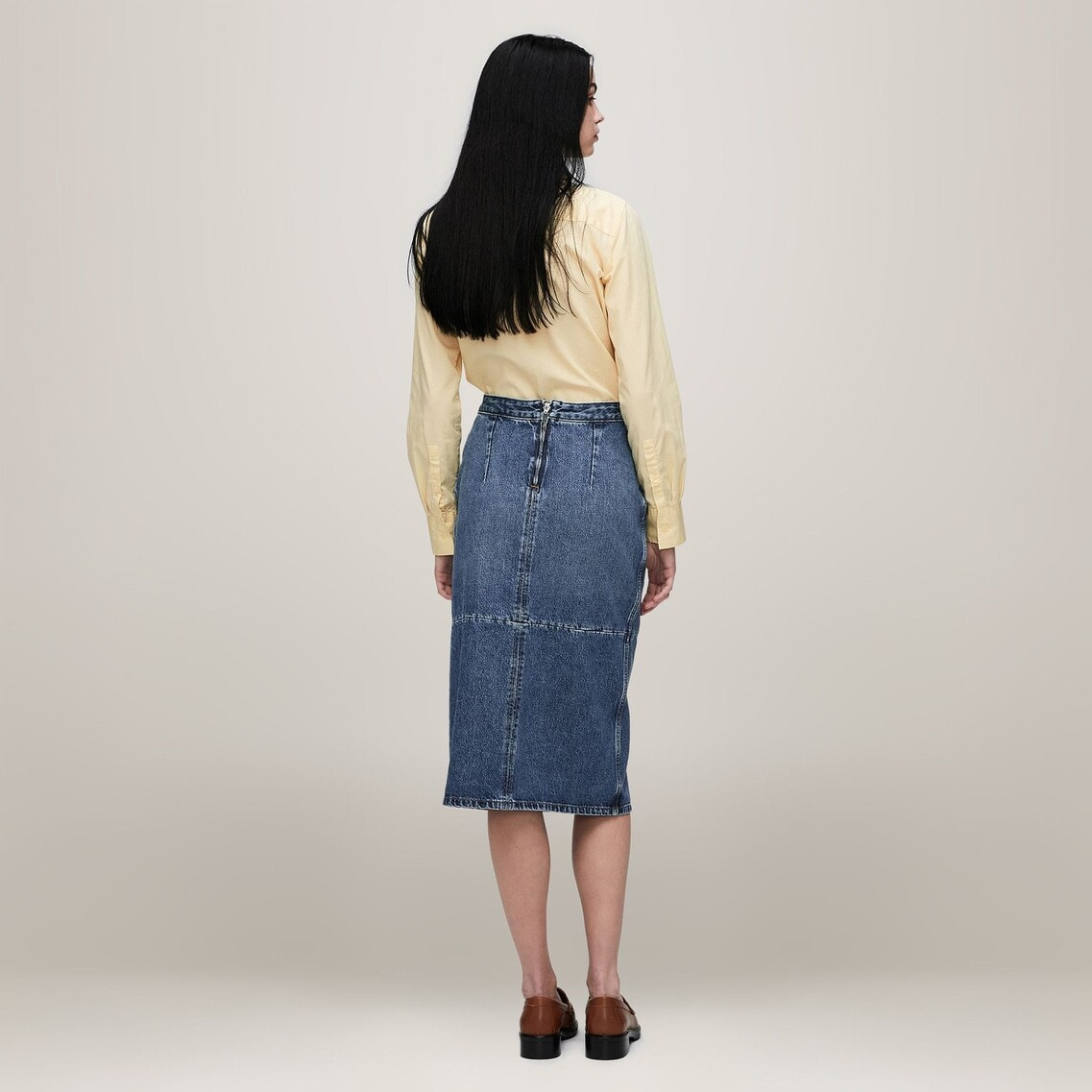 ハイウエストデニムミディスカート | トミー ヒルフィガー | トミー  