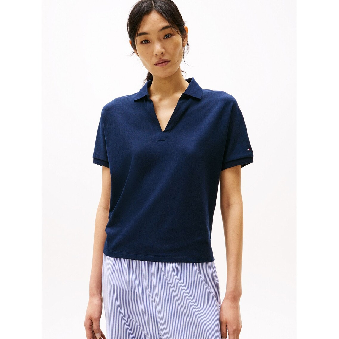 2点でさらに10％OFF】リヨセルオープンネックリラックスポロ