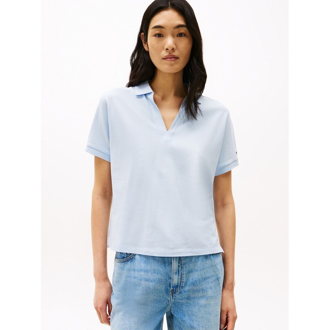 2点でさらに10％OFF】リヨセルオープンネックリラックスポロ