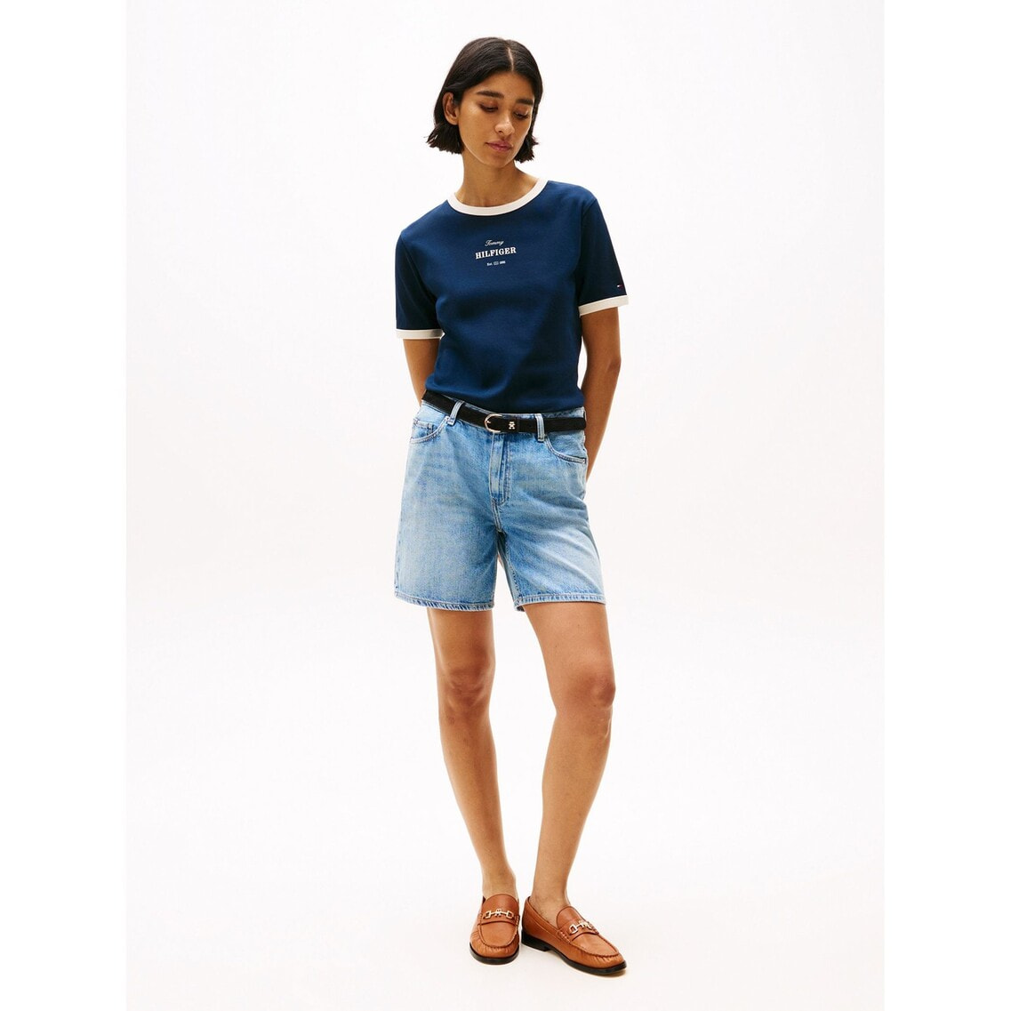 売れ筋商品|||トミー ヒルフィガー Tシャツ レディース トップス Top - desert sand dune/dark 楽天市場】トミーヒルフィガー tシャツ レディース（スポーツ