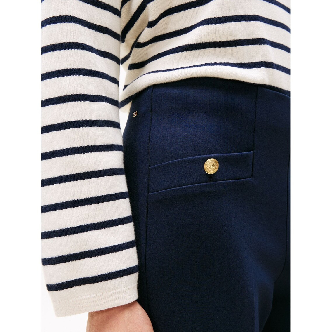 3点でさらに10％OFF】ポンチゴールドボタンパンツ | トミー