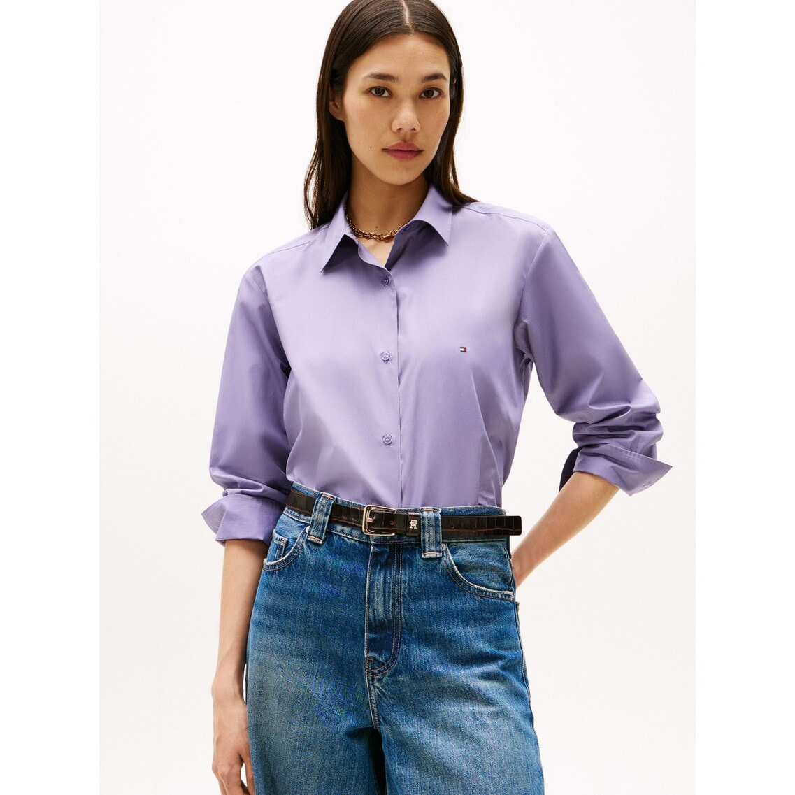 ポプリンイージーフィットシャツ | トミー ヒルフィガー | トミー