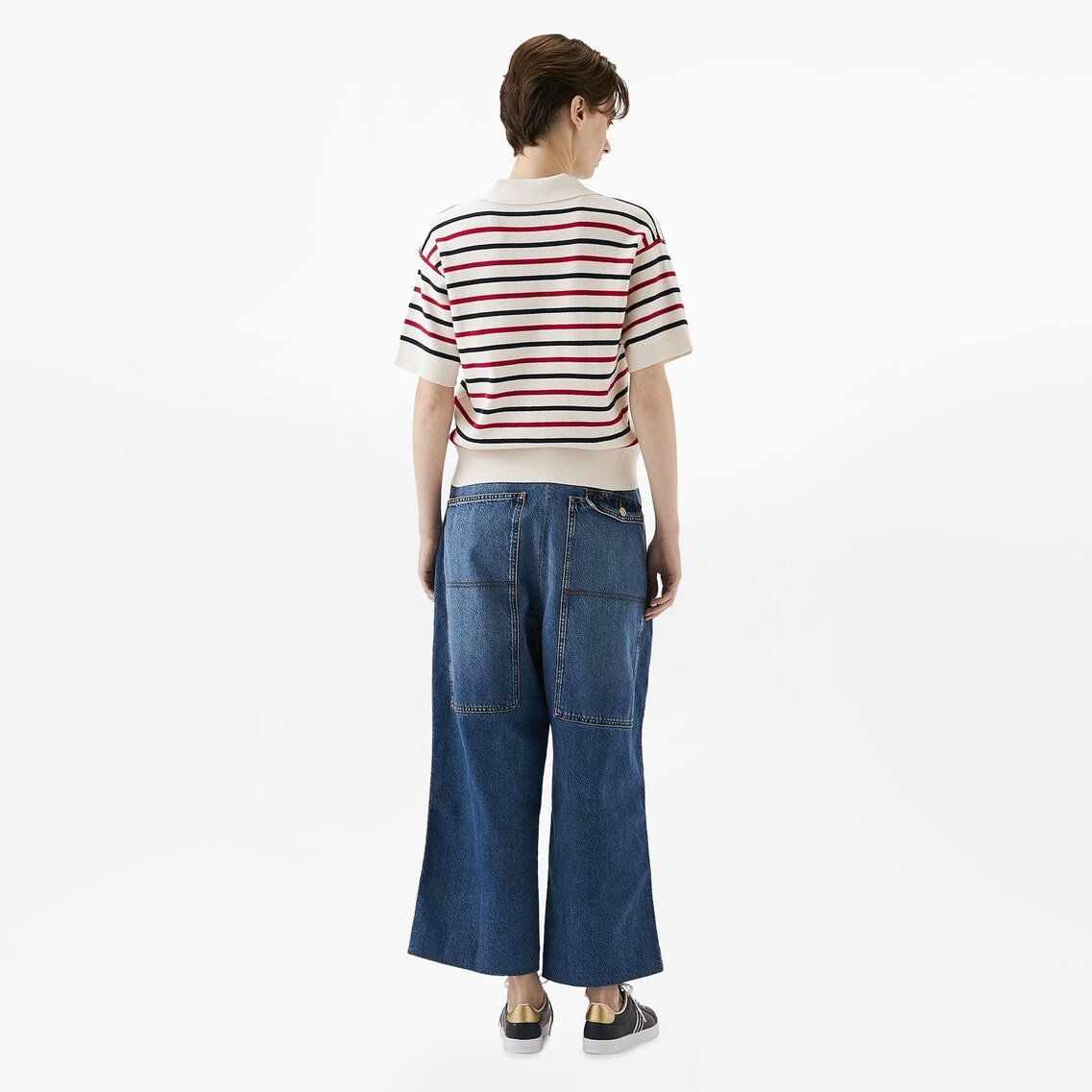 the open product ニットポロ 2点でさらに10％OFF】オープンネックポロニット | トミー