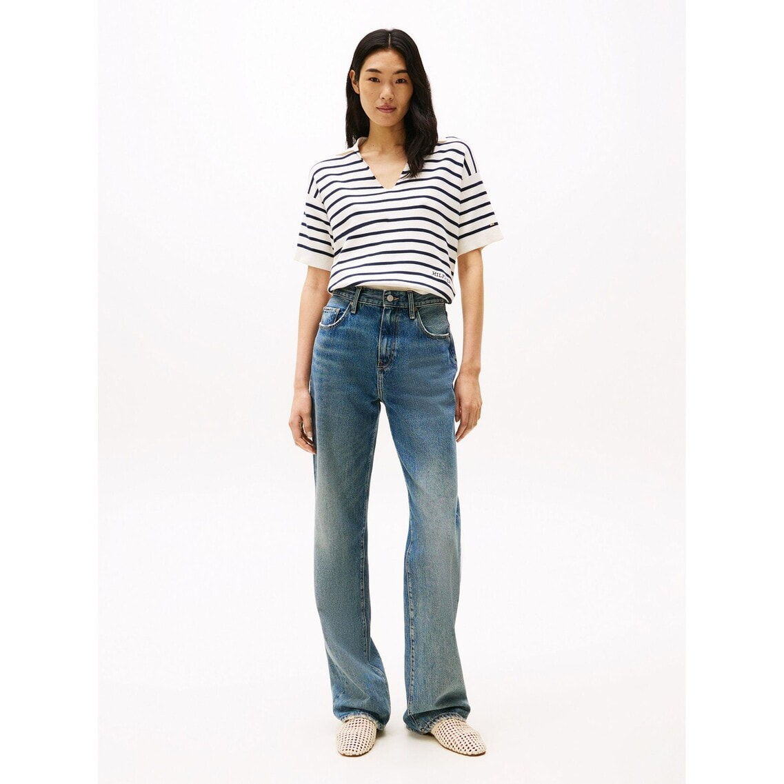 the open product ニットポロ 2点でさらに10％OFF】オープンネックポロニット | トミー