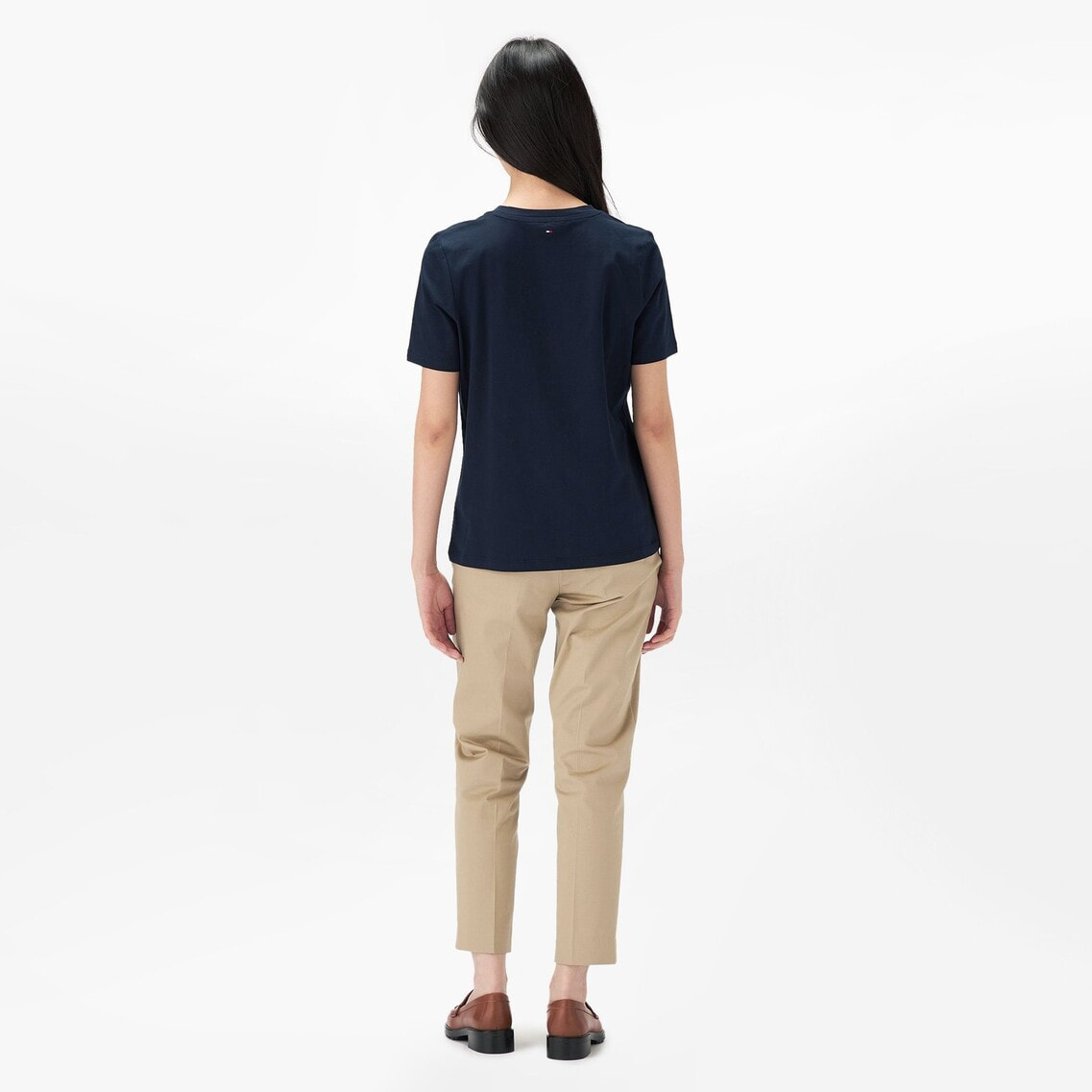 2点でさらに10％OFF】クルーネックフラッグTシャツ | トミー
