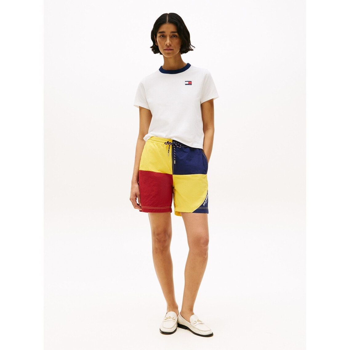 売れ筋商品|||トミー ヒルフィガー Tシャツ レディース トップス SAILING TEE - Print T-shirt - ecru Hilfiger Sailing Relaxed Stripe T-Shirt | Tommy Hilfiger