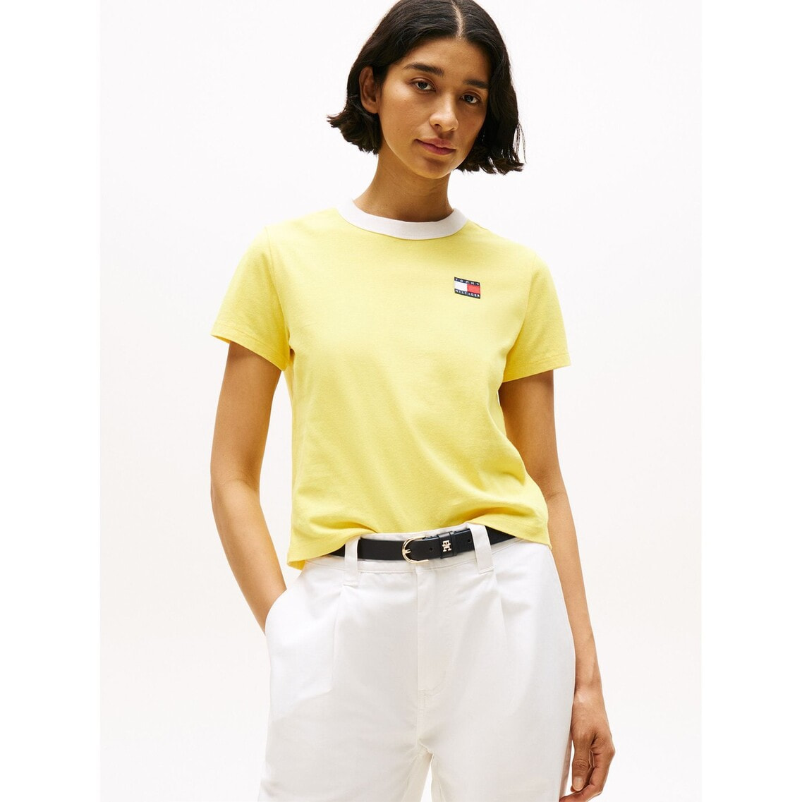 売れ筋商品|||トミー ヒルフィガー Tシャツ レディース トップス SAILING TEE - Print T-shirt - ecru Hilfiger Sailing Relaxed Stripe T-Shirt | Tommy Hilfiger