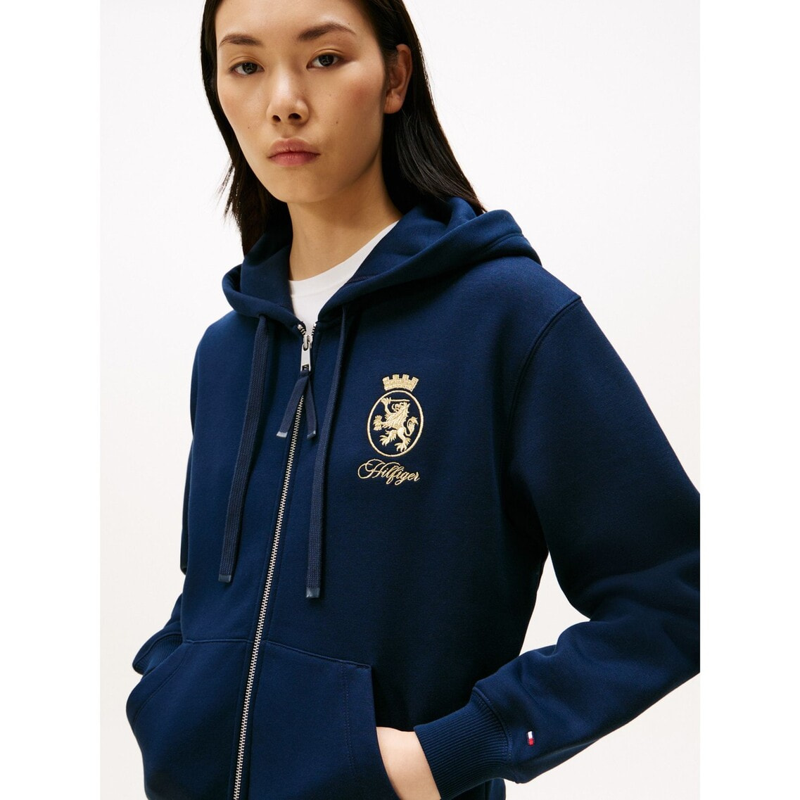 ゴールドクレストテリージップスルーパーカー | トミー ヒルフィガー