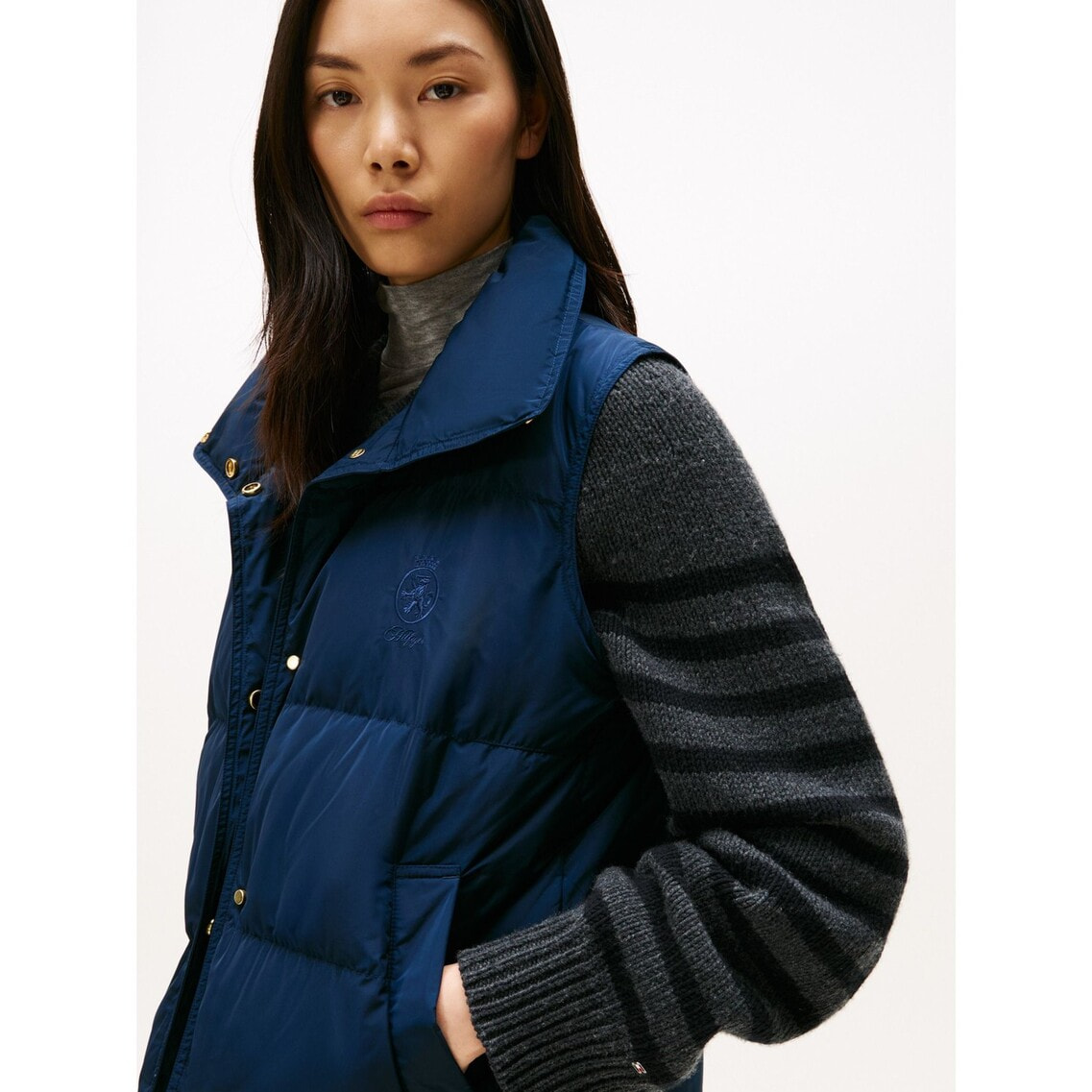   トミーヒルフィガー ダウンベスト コート S 美品 トミーヒルフィガー ダウンベスト メンズ SIZE S (S) TOMMY