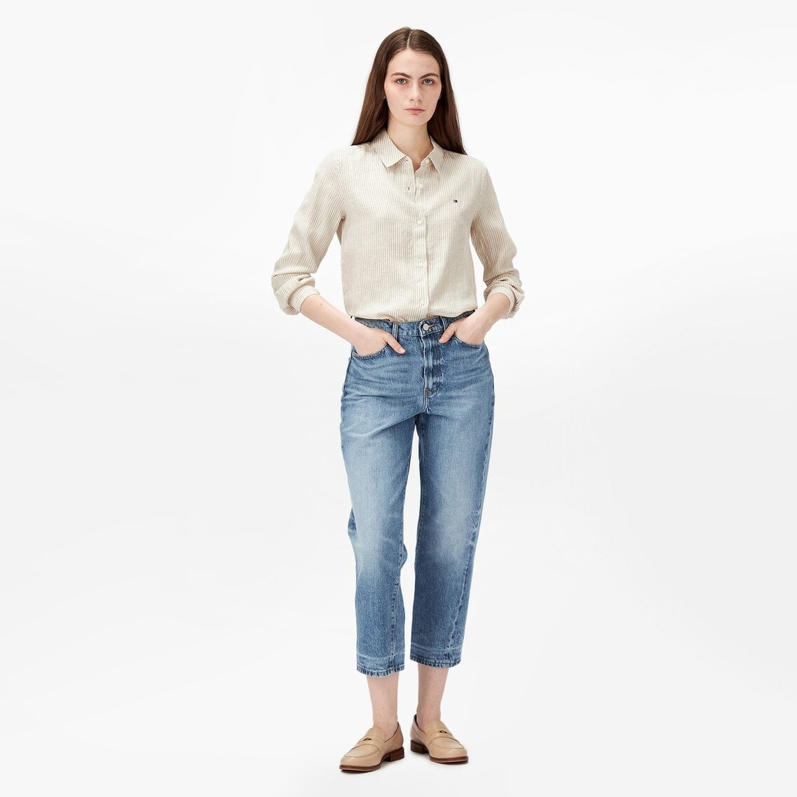 2点でさらに10％OFF】リネンリラックスシャツ | トミー