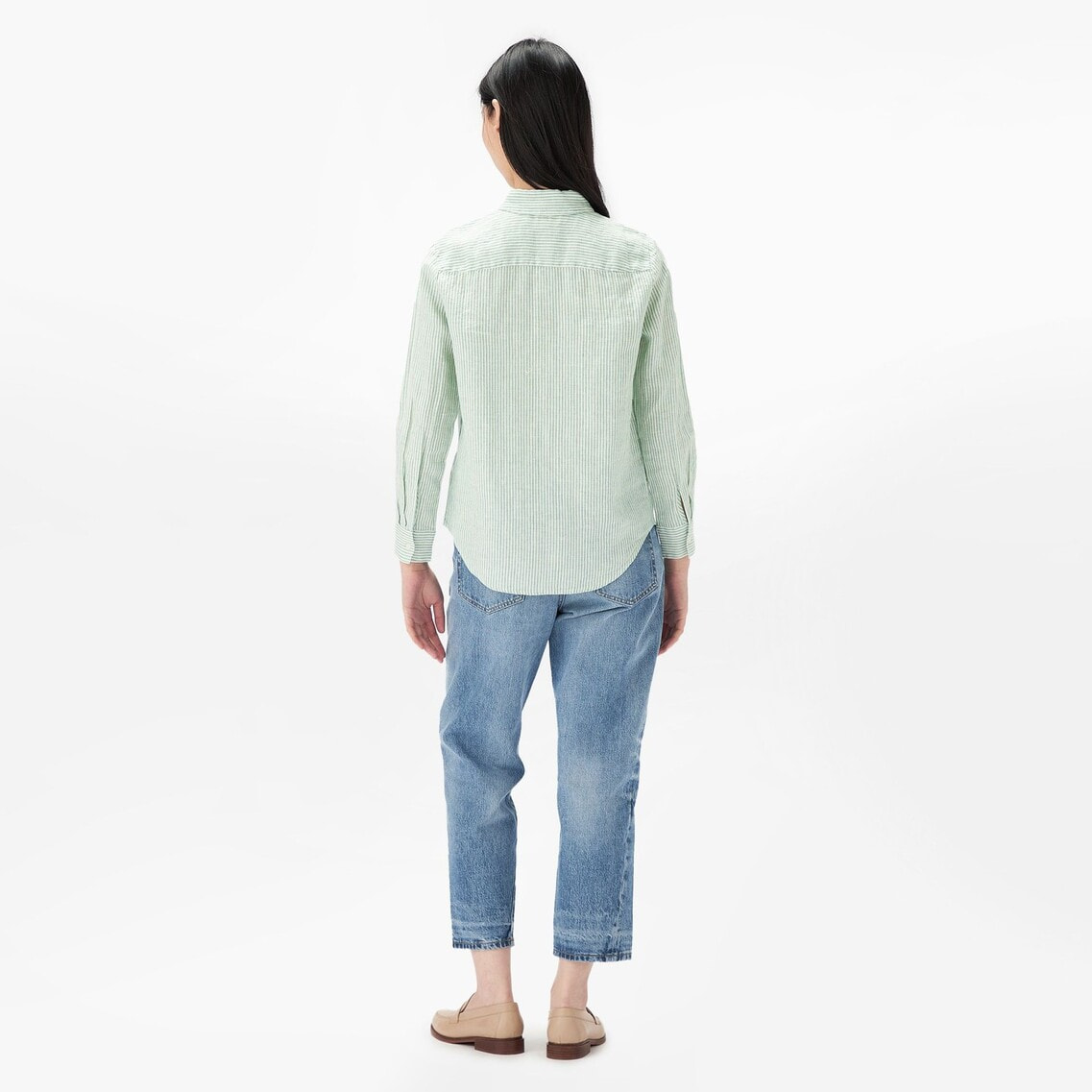 トミー ヒルフィガー   リネンリラックスシャツ （グリーン） 2点でさらに10％OFF】リネンリラックスシャツ | トミー
