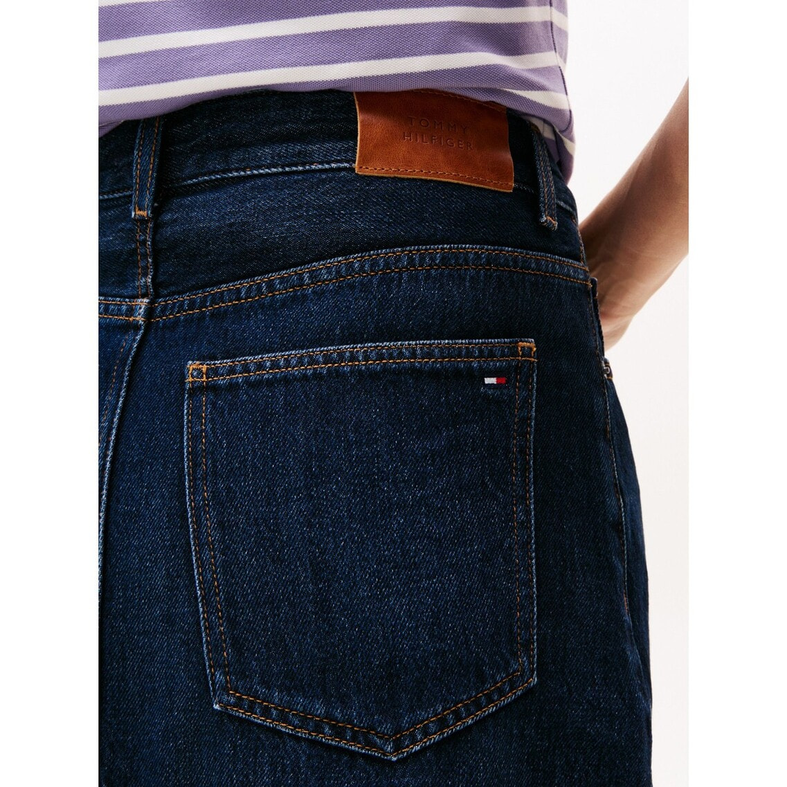 3点でさらに10％OFF】デニムミロビロウニースカート | トミー