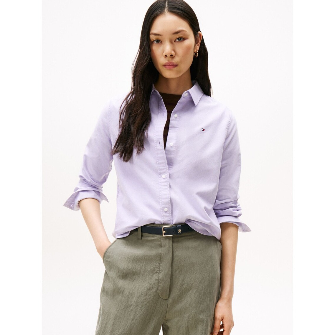 じろみ オックスフォードリラックスフィットシャツ | トミー ヒルフィガー