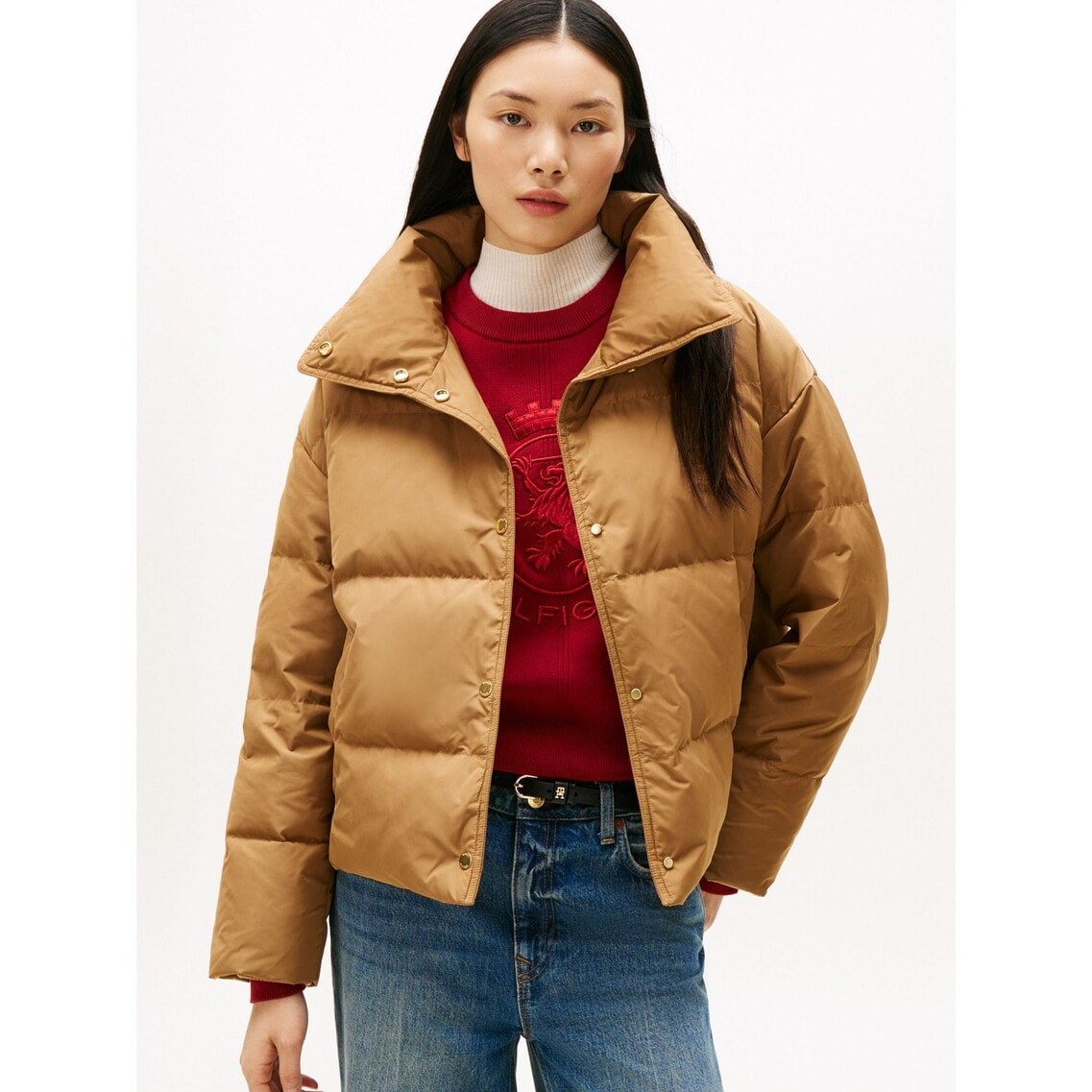 3点でさらに10％OFF】クレストダウンレギュラージャケット | トミー