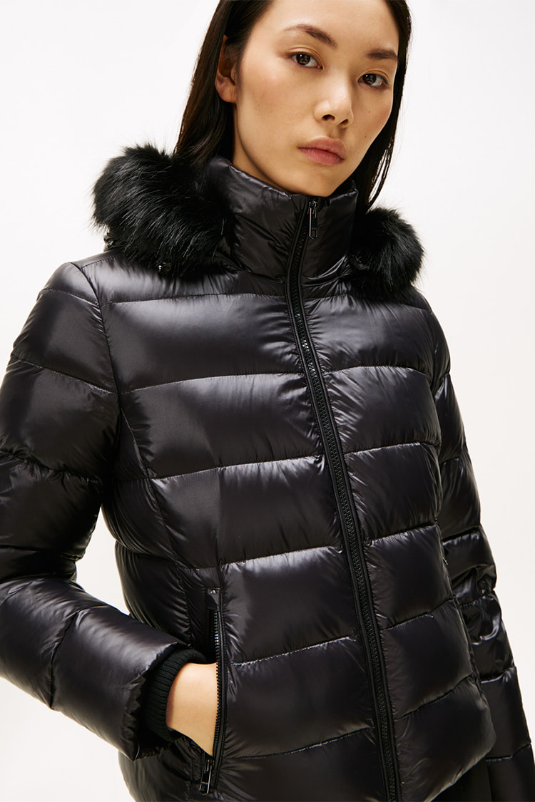 トミーヒルフィガー　3WAYダウンジャケット　ロング　ブラック　 S 楽天市場】TOMMY HILFIGER トミーヒルフィガー ダウンジャケット