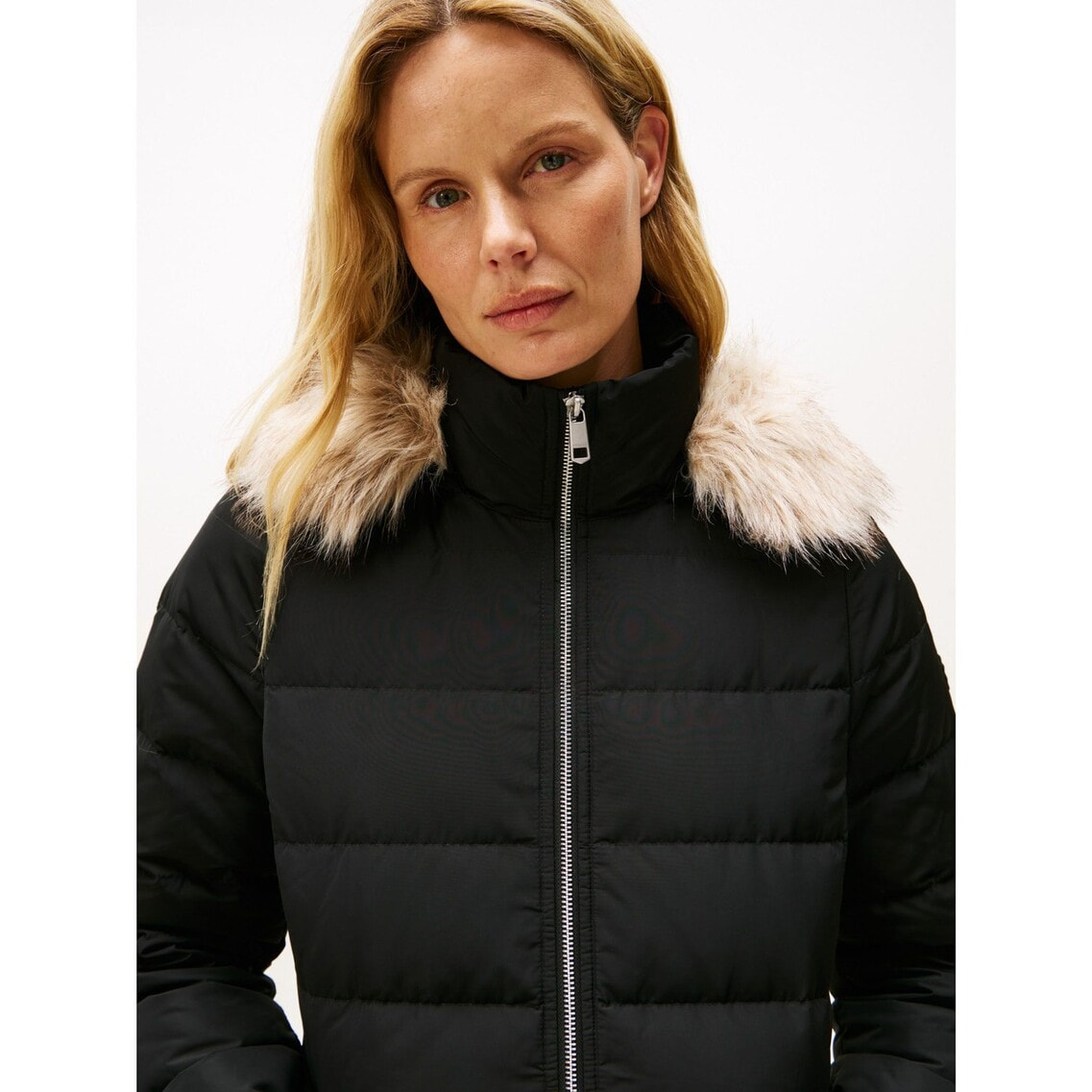 ポイント7倍】ダウンスリムコートウィズファー | トミー ヒルフィガー