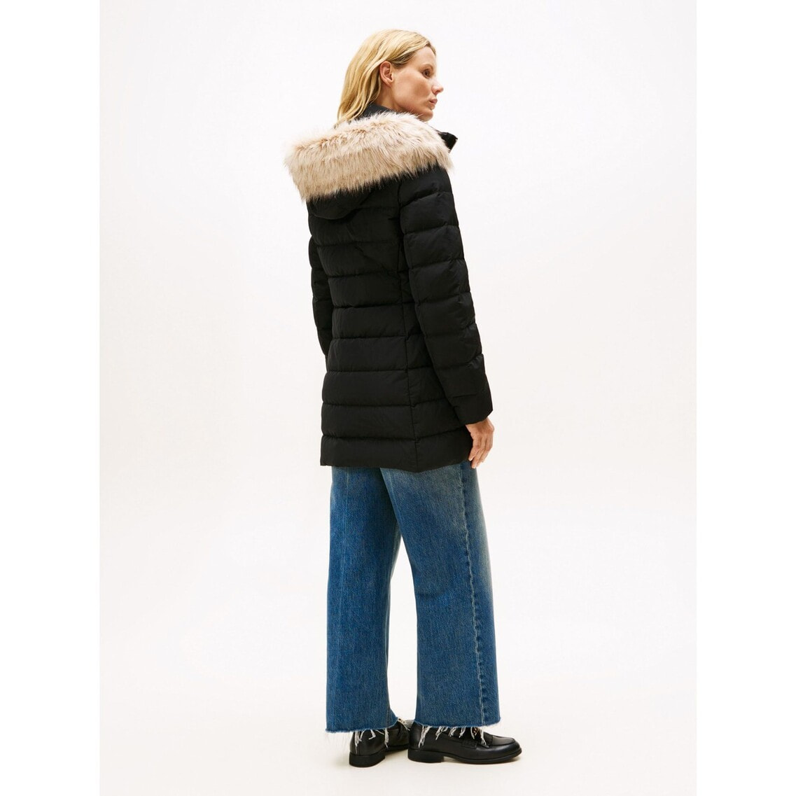 2点でさらに10％OFF】ダウンスリムコートウィズファー | トミー