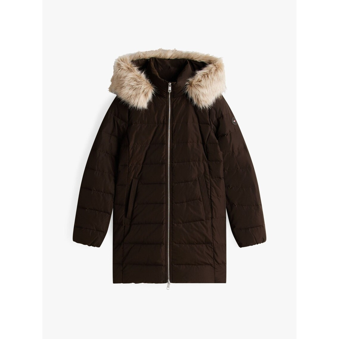 ポイント7倍】ダウンスリムコートウィズファー | トミー ヒルフィガー