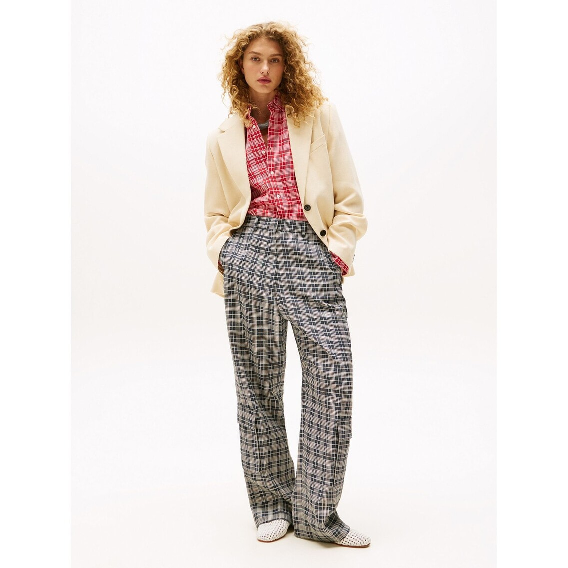 セール☆Valentino☆アーカイブ 1973 シェブロンプリント パンツ Vintage Valentino Pants - 45 For Sale at 1stDibs | vintage