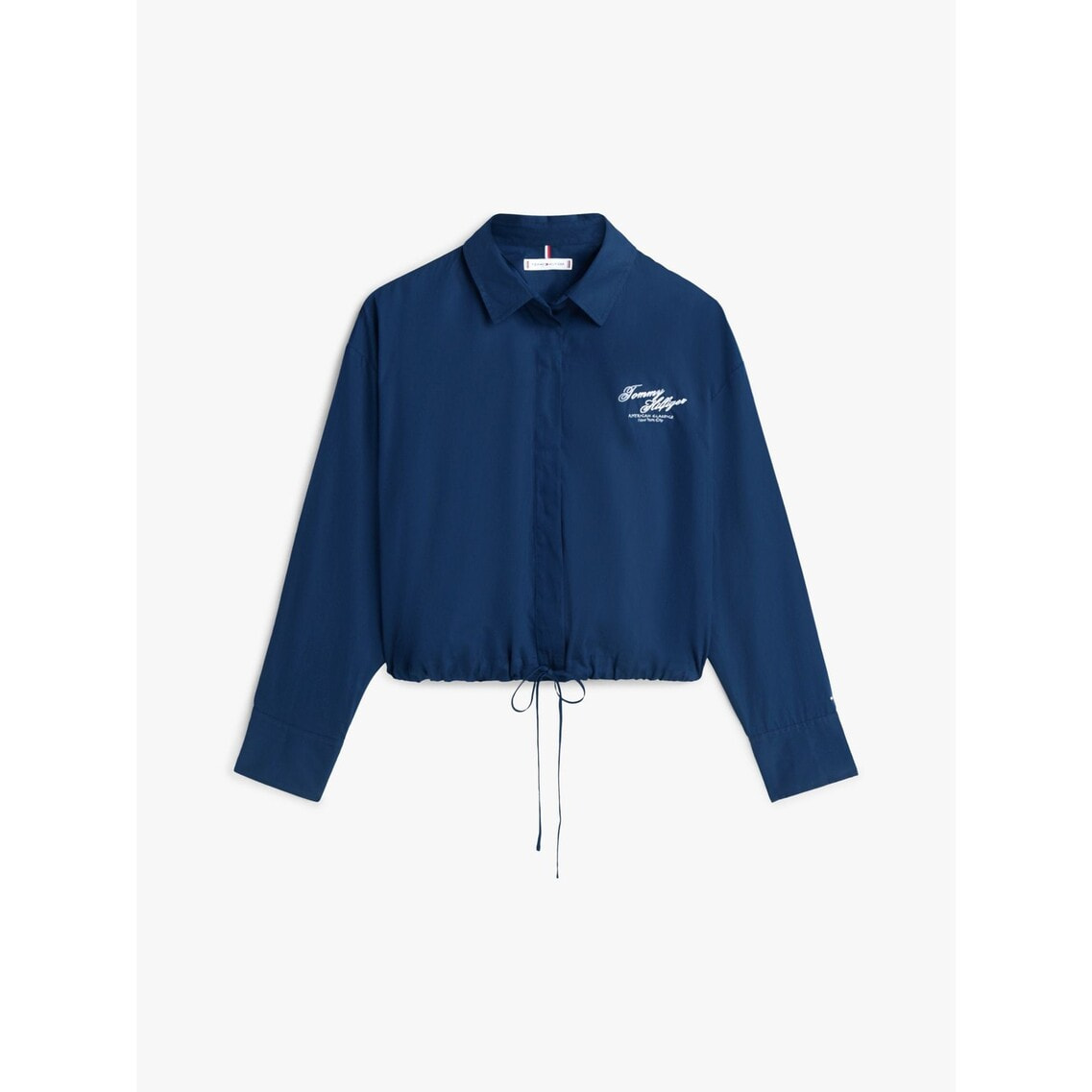 ドローストリングロングスリーブシャツブルゾン | トミー ヒルフィガー