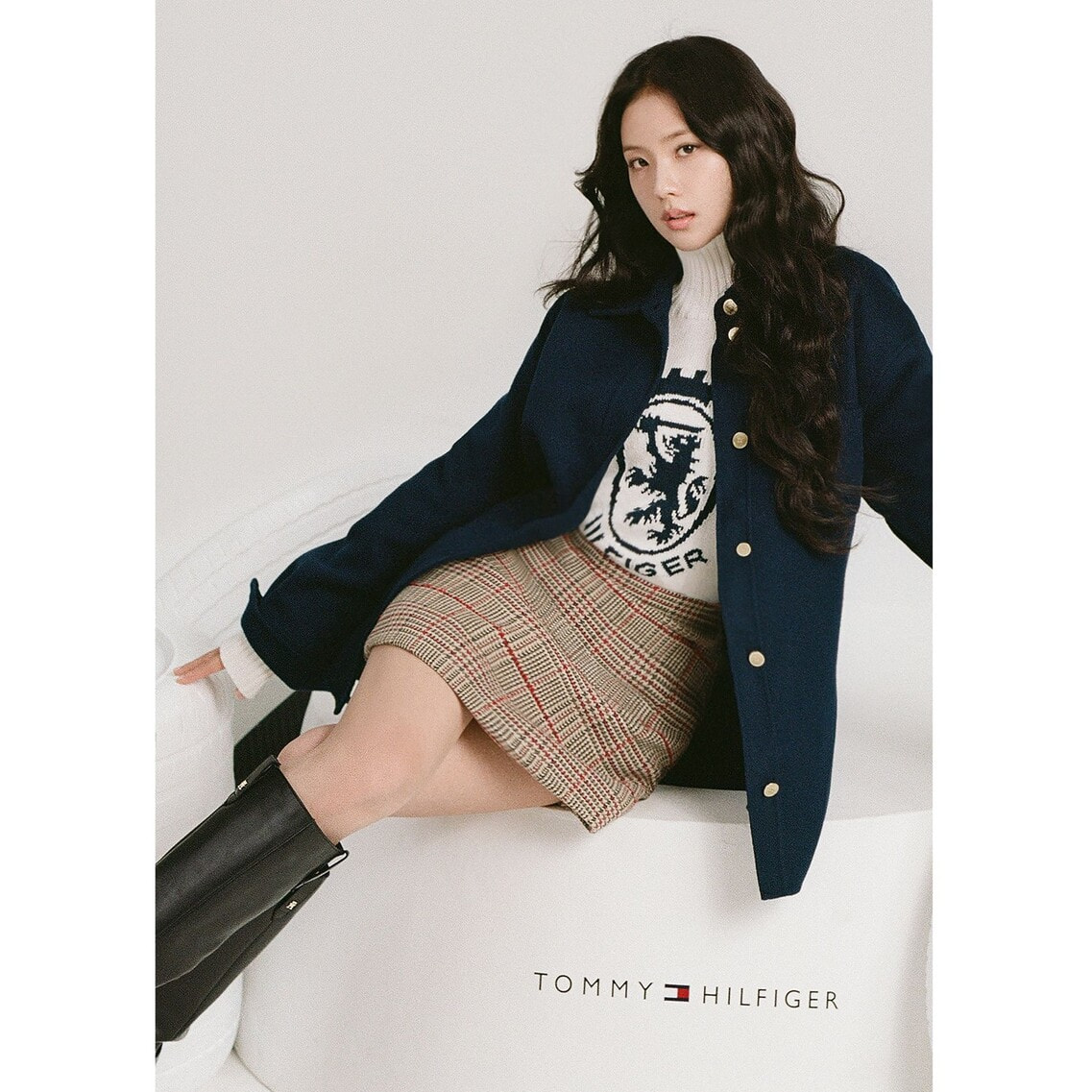 シーズナルテクスチャースカート | トミー ヒルフィガー | トミー