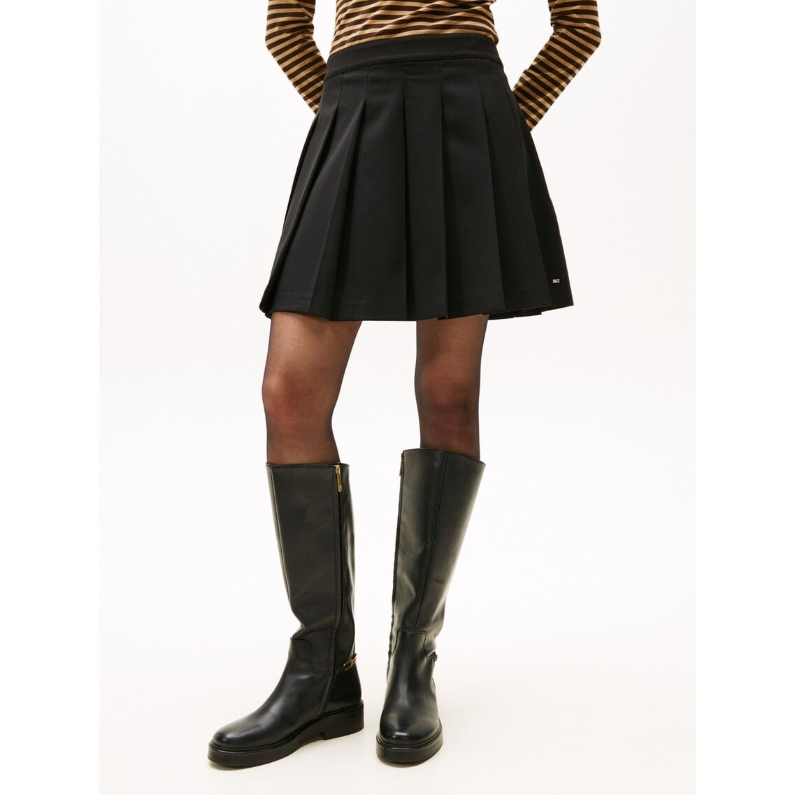 3点でさらに10％OFF】タイムレスウールプリーツミニスカート | トミー