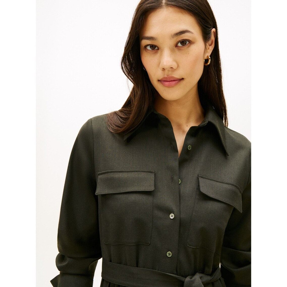 2点でさらに10％OFF】フランネルタッチプリーツワンピース | トミー