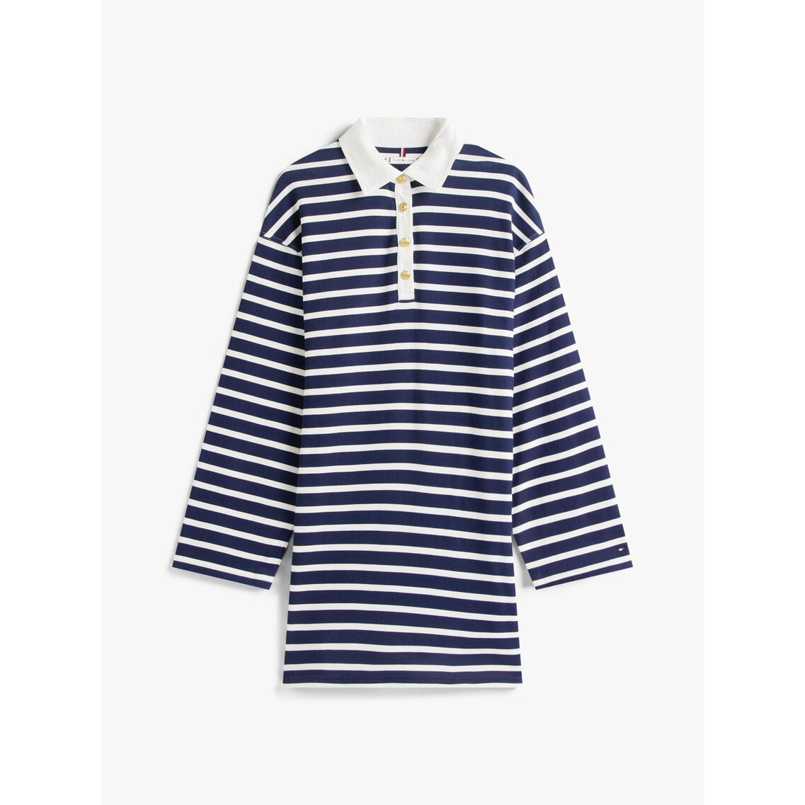 3点でさらに10％OFF】ゴールドボタンラグビーテリーワンピース