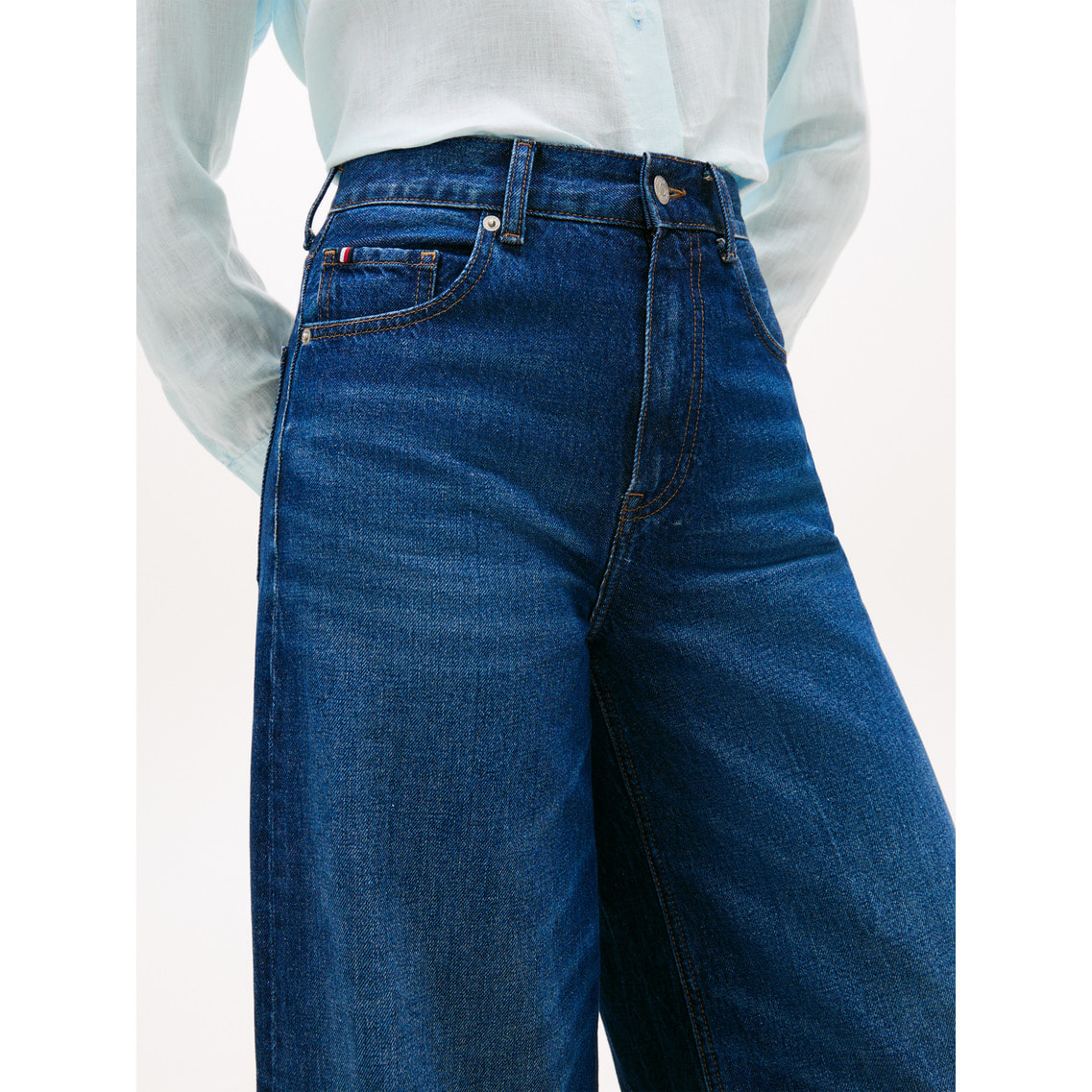 2点でさらに10％ off】70's ワイドレッグジーンズ | トミー
