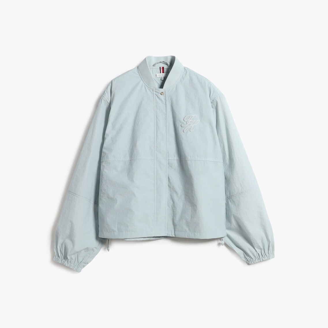 【新品】fictiontokyo フーデッドナイロンボンバージャケット ホワイト フーデッドナイロンボンバージャケット / Hooded Nylon Bomber Jacket