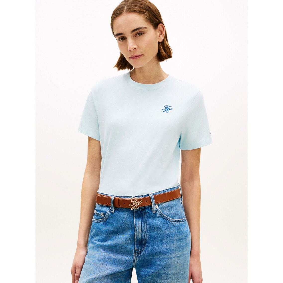 スクリプトレギュラークルーネックショートスリーブTシャツ | トミー