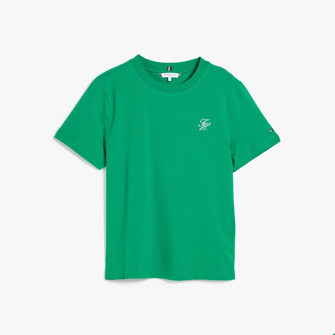 スクリプトレギュラークルーネックショートスリーブTシャツ | トミー
