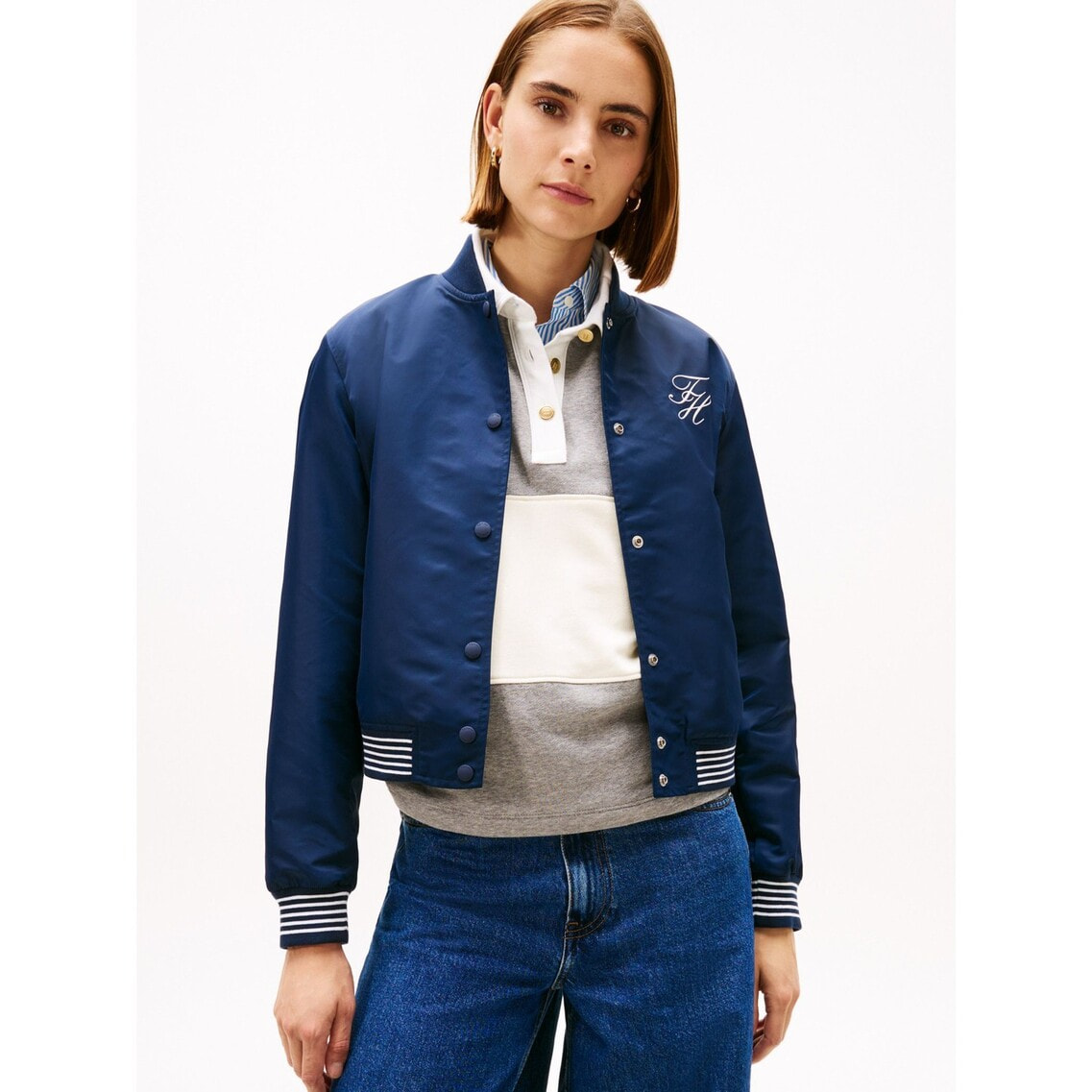 バーシティボンバージャケット | トミー ヒルフィガー | トミー