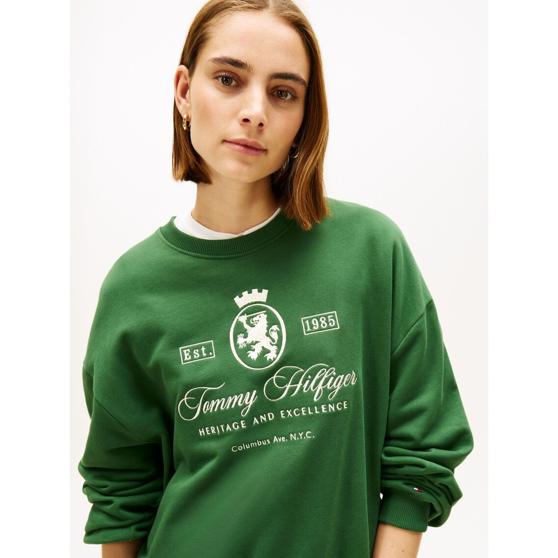 3点でさらに10％OFF】バーシティクレストテリートレーナー | トミー