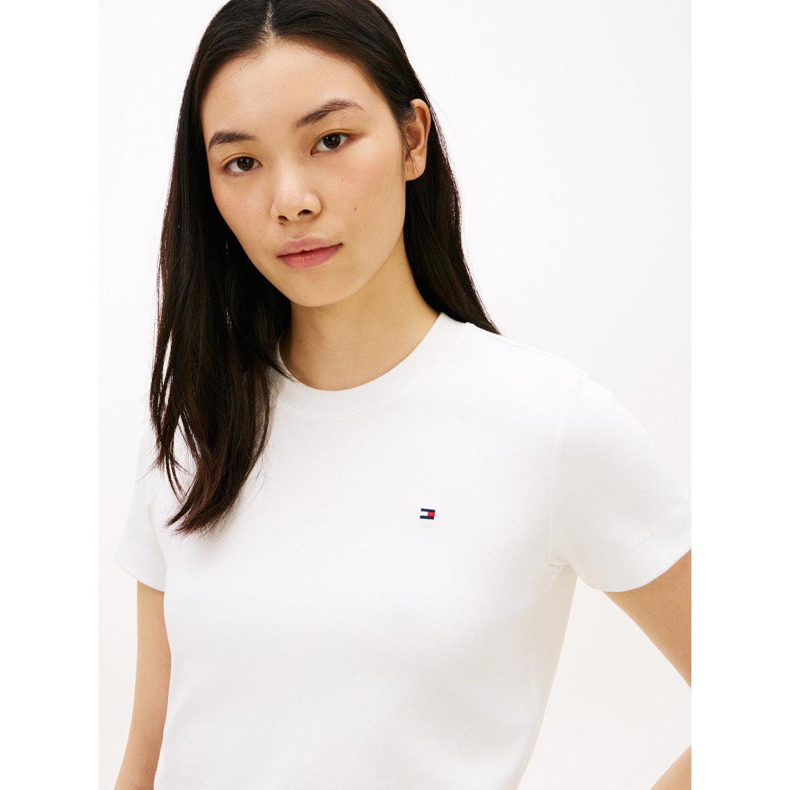 インターロッククルーネックショートスリーブTシャツ | トミー