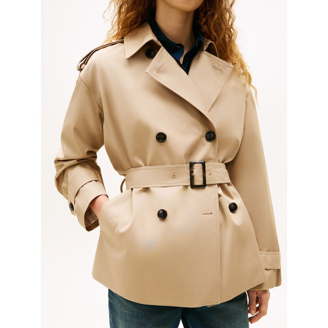 yori コットンショートトレンチコート ヨリ yori コットン ショートトレンチコート