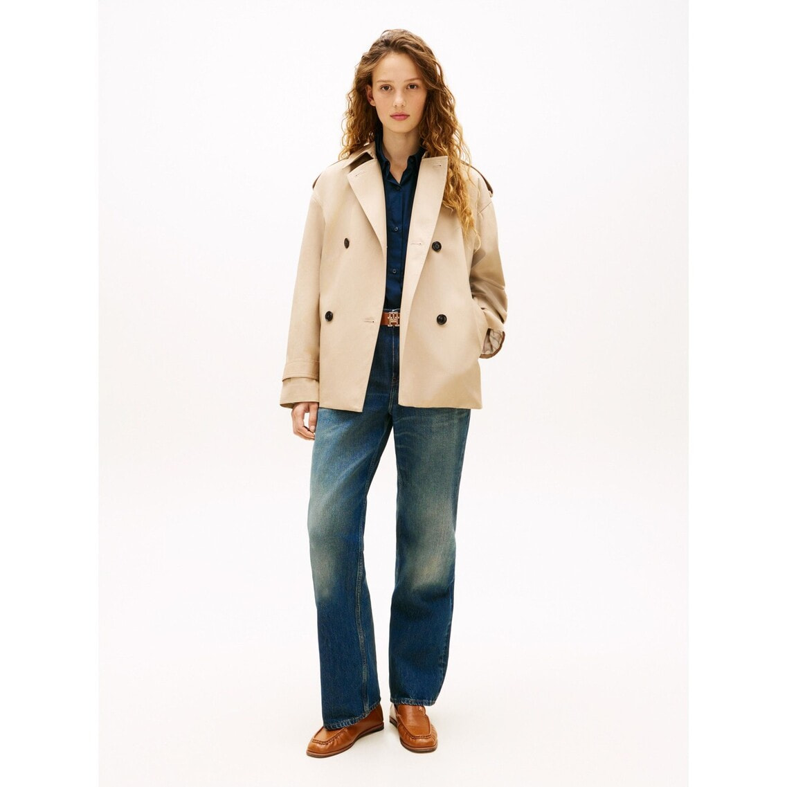 yori コットンショートトレンチコート コットンショートトレンチコート | トミー ヒルフィガー | トミー