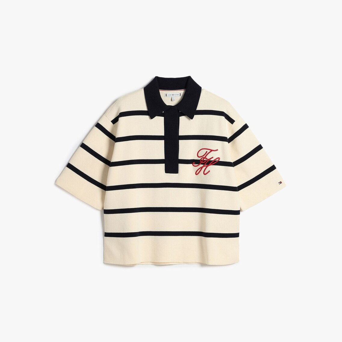 コットンフルニードルリラックスポロシャツ | トミー ヒルフィガー