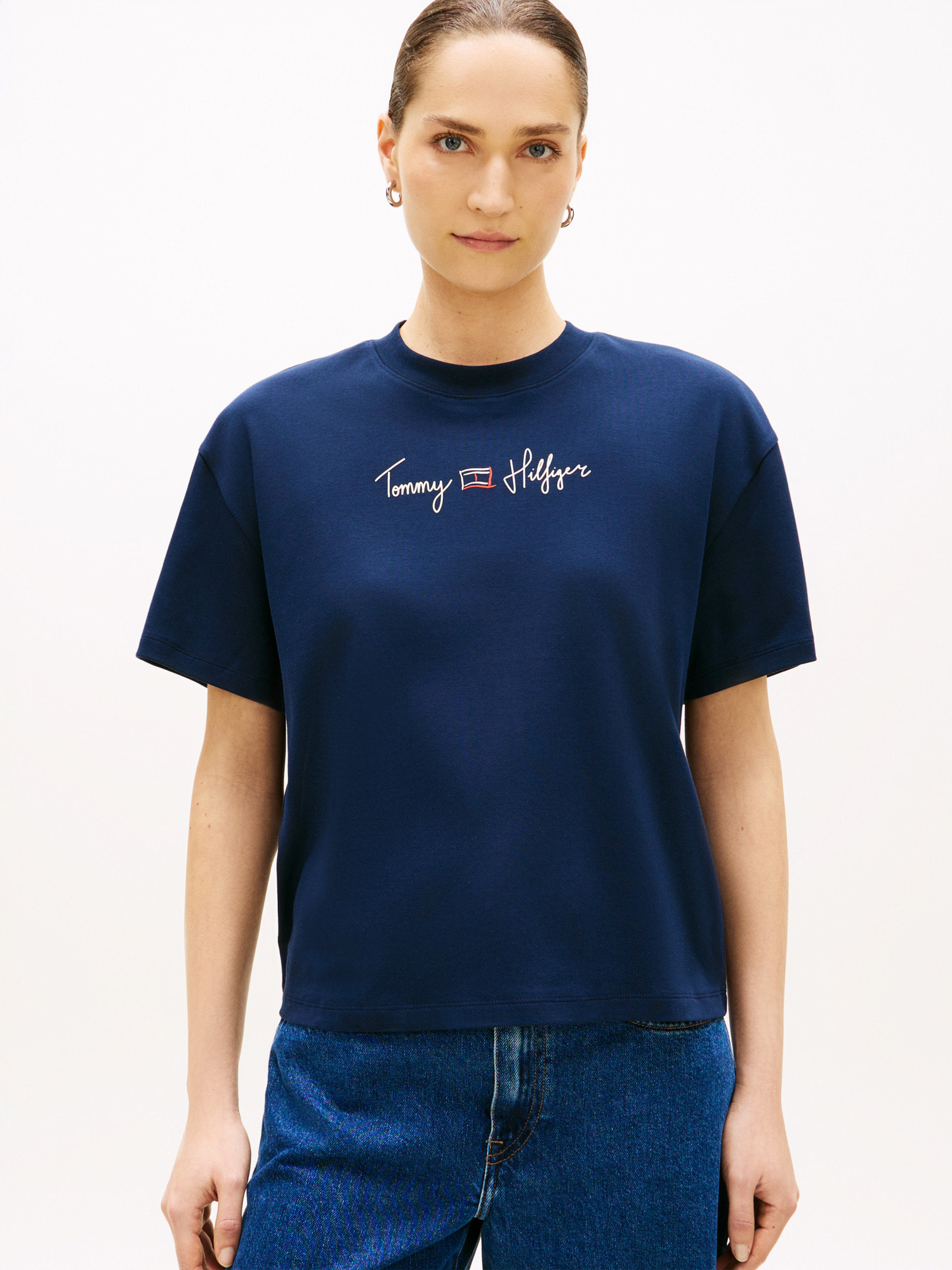 ファングラフィックインターロックTシャツ | トミー ヒルフィガー