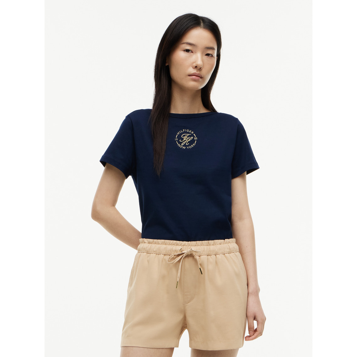 ラウンデルロゴボートネックショートスリーブTシャツ | トミー