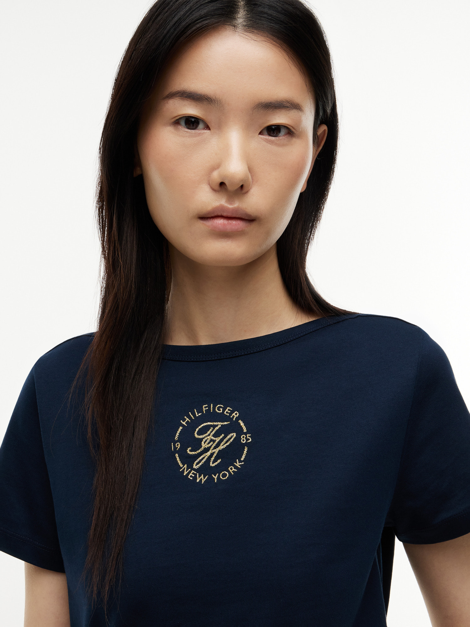 ラウンデルロゴボートネックショートスリーブTシャツ | トミー