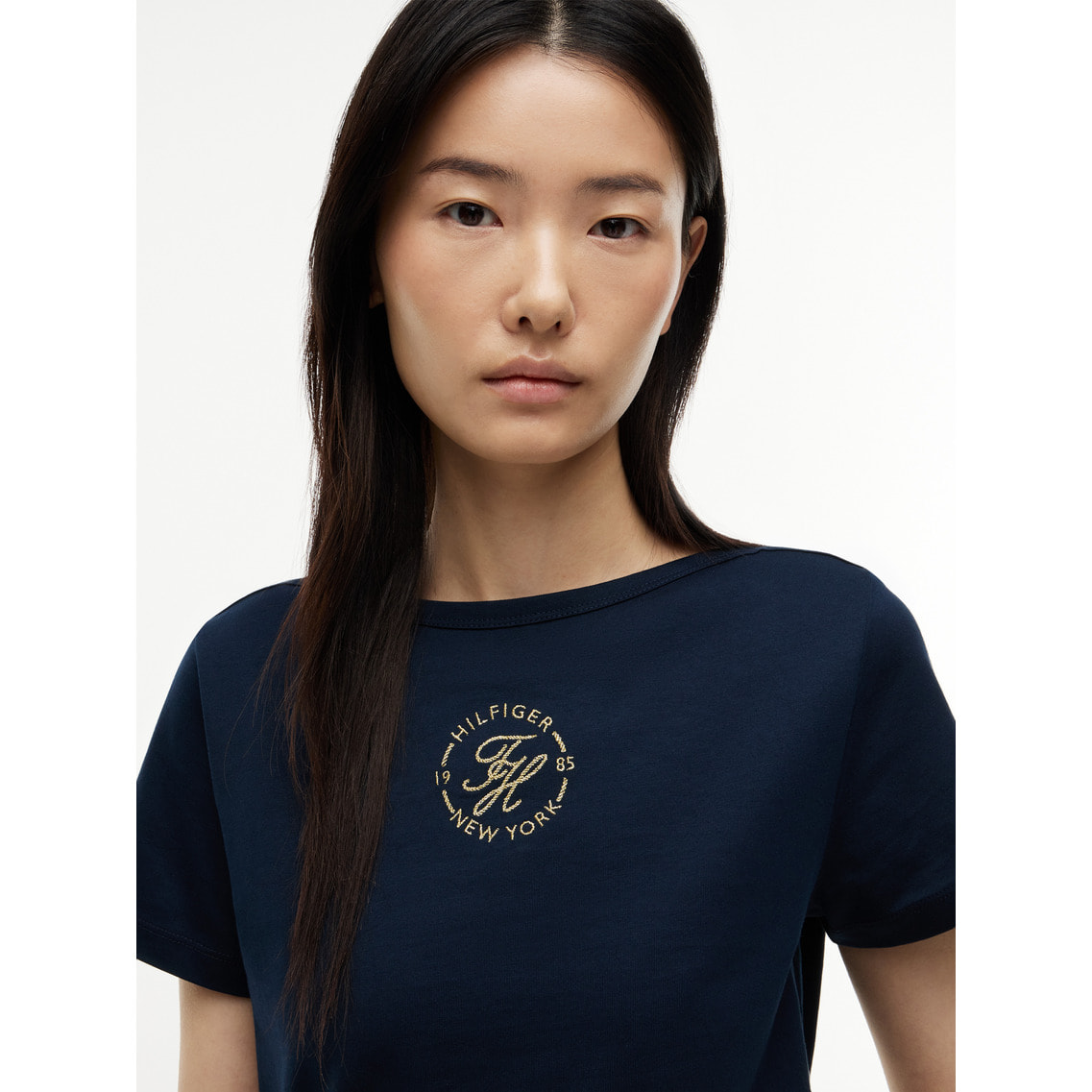 ラウンデルロゴボートネックショートスリーブTシャツ | トミー