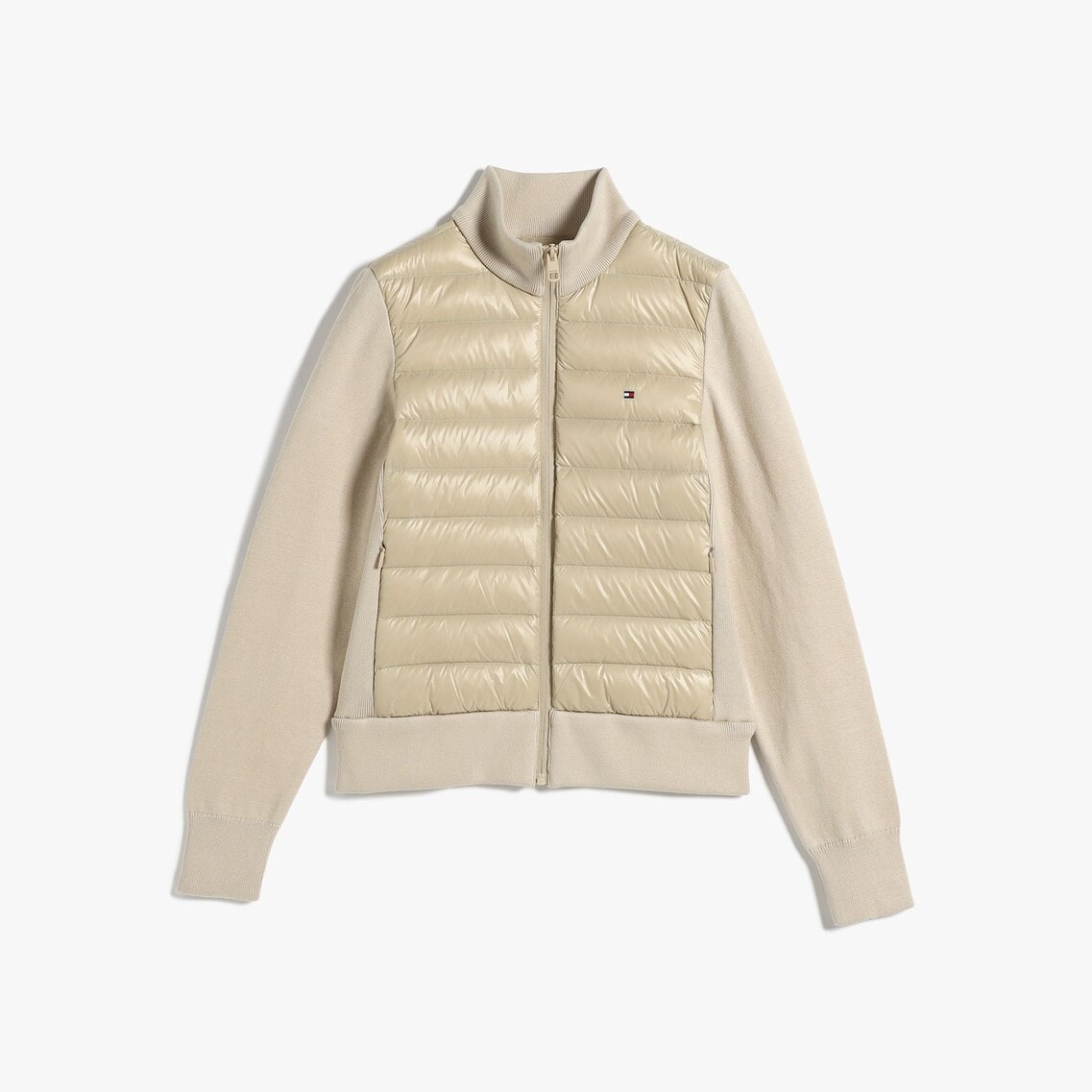 ニットミックスパデッドダウンジャケット | トミー ヒルフィガー