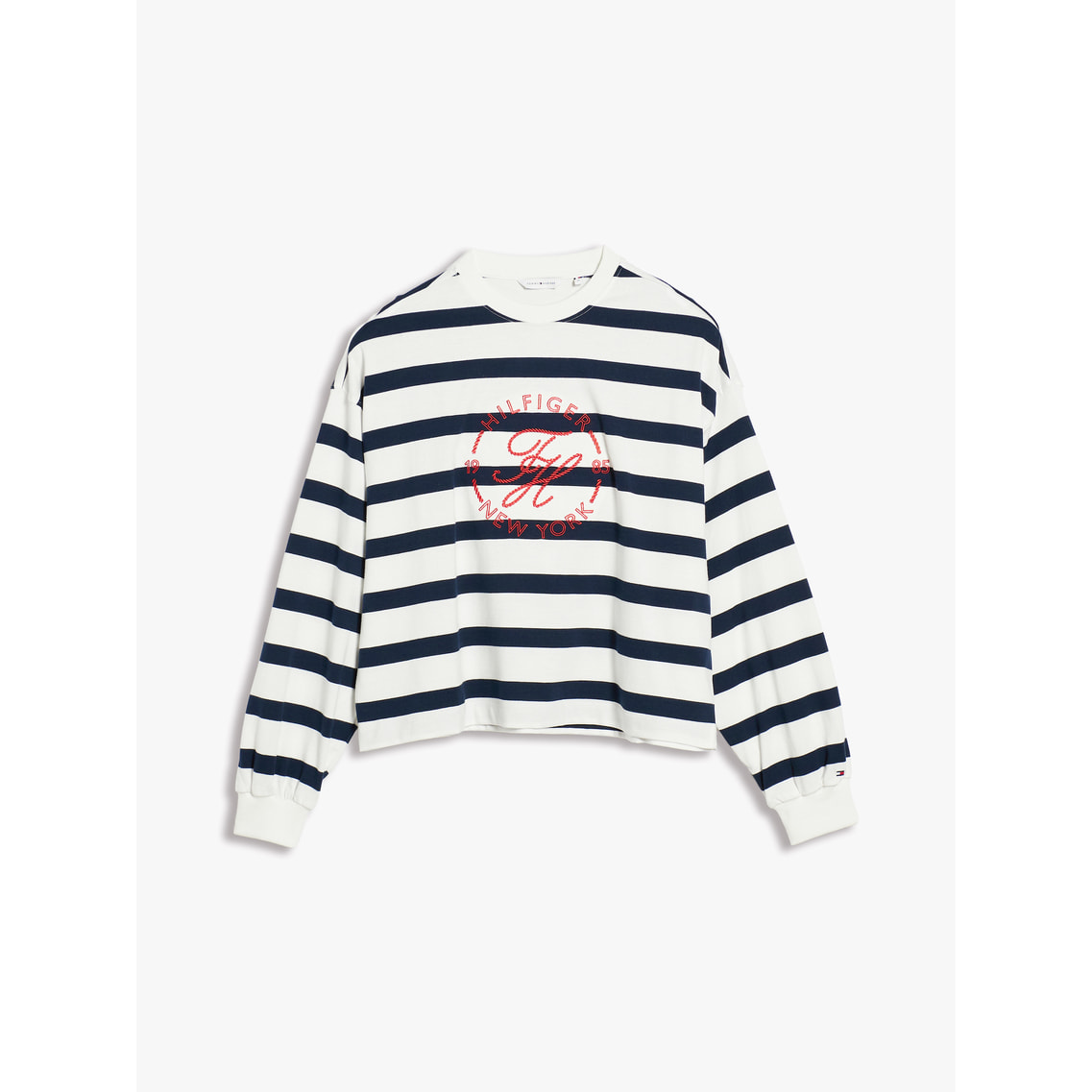 ラウンデルクルーネックリラックスロングスリーブTシャツ | トミー